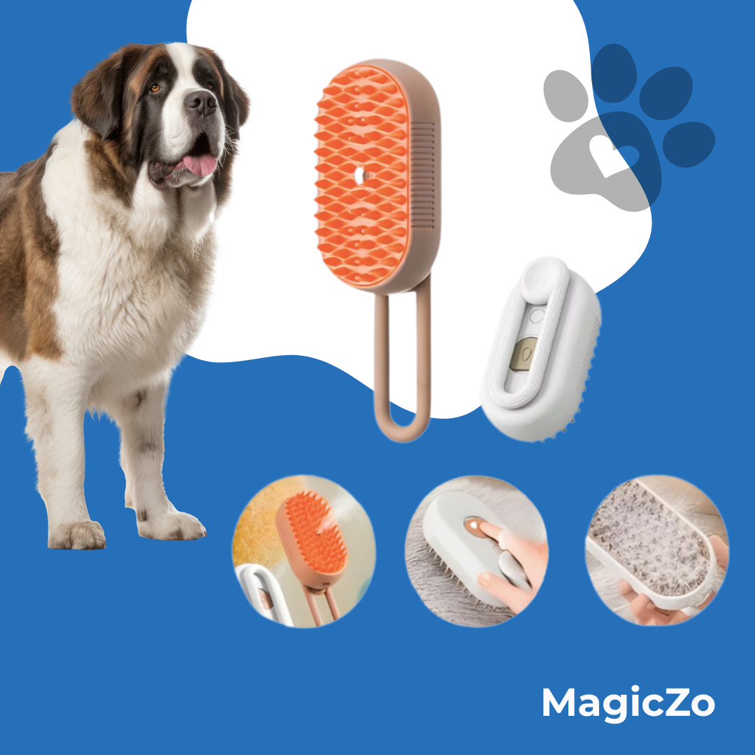 Brosse à micro-brume MagicZo™ - Le soin préféré des chiens et chats